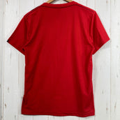 [Men's S Red-based] Millet Quick-Dry Short Sleeve T-Shirt Polyester Wear Tops Inner Shirt Short Sleeve T-Shirt Crew Neck Synthetic z00057537 Synthetic Short Sleeve T-Shirt Crew Neck
