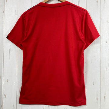 【Men's S レッド系】 Millet ( ミレー ) クイックドライ ショートスリーブ Tシャツ ポリエステル ウェア トップス インナー シャツ ショートスリーブTシャツ クルーネック 化繊 z00057537  化繊 ショートスリーブTシャツ クルーネッ - 0