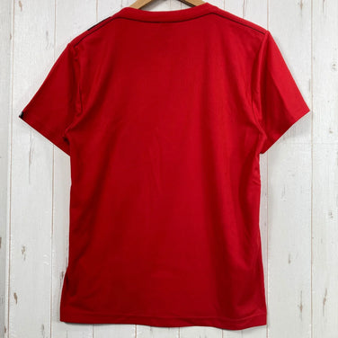 [Men's S Red-based] Millet Quick-Dry Short Sleeve T-Shirt Polyester Wear Tops Inner Shirt Short Sleeve T-Shirt Crew Neck Synthetic z00057537 Synthetic Short Sleeve T-Shirt Crew Neck