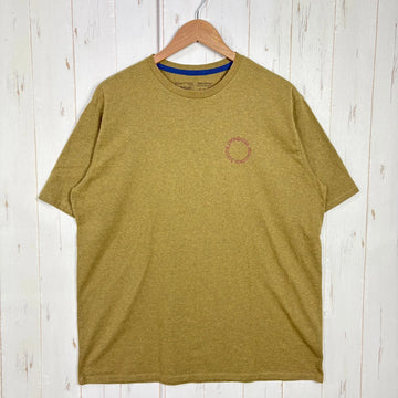 【Men's L グリーン系】 2023 Patagonia ( パタゴニア ) スポーク ステンシル レスポンシビリティー Spoke Stencil Responsibili Tee MOKH コットン ウェア トップス インナー シャツ ショートスリーブTシャ