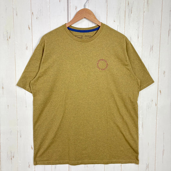 【Men's L グリーン系】 2023 Patagonia ( パタゴニア ) スポーク ステンシル レスポンシビリティー Spoke Stencil Responsibili Tee MOKH コットン ウェア トップス インナー シャツ ショートスリーブTシャ