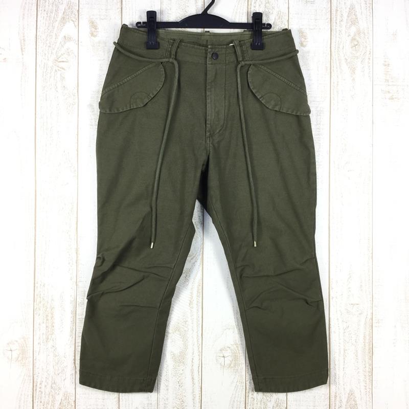 【Men's M グリーン系】 Narifuri ( ナリフリ ) コアスパンヤーン フラップ パンツ Csy Flap Pants 自転車 サイクル パンツ NF741 Men's  コットン ショーツ ショートパンツ ボトムス ウェア