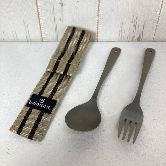 【OneSize グレー系】 Belmont ( ベルモント ) チタン カトラリー 2P セット Titanium Cutlery 2P Set クックウェア カトラリー z00060960  カトラリー クックウェア