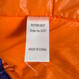 【Women's XS パープル系】 Omm ( オーエムエム ) ローター ベスト Rotor Vest 化繊ダウン ウェア トップス ベスト 化繊インサレーション プリマロフト・ゴールド・インサレーション z00059760  化繊インサレーション ベスト トップス