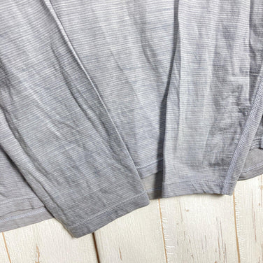 【Men's S グレー系】 Smartwool ( スマートウール ) メリノ 150 ベースレイヤー パターン ロングスリーブ Merino 150 Baselayer Pattern Long Sleeve ウール ウェア トップス インナー シャツ ロング