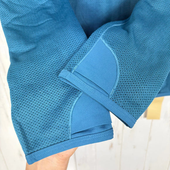 【Women's S ネイビー系】 Mountain Hardwear ( マウンテンハードウェア ) エアメッシュ ロングスリーブ クルー Air Mesh Long Sleeve Crew ポリエステル ウェア トップス アウター ジャケット フリース Teijin