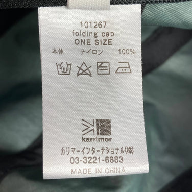 Karrimor Folding Cap, Nylon, One Size, Green. Cap, Headwear, Accessories, Cap (z00053896).