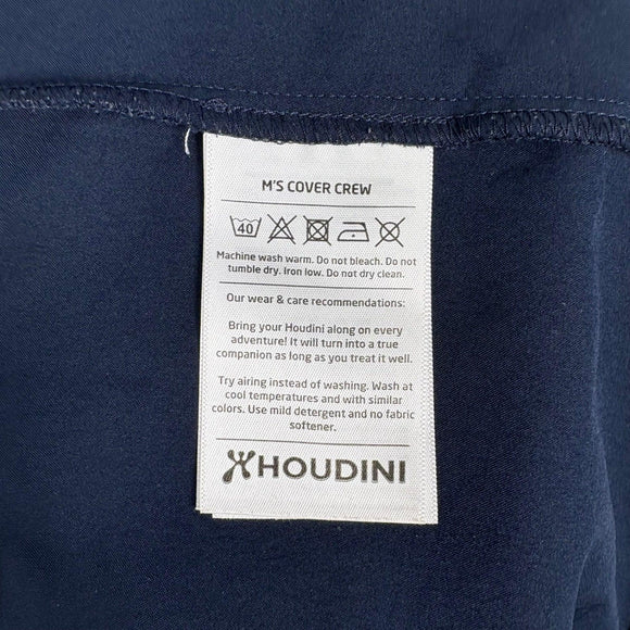 【Men's M ネイビー系】 Houdini ( フーディニ ) カバー クルー Cover Crew ポリエステル ウェア トップス インナー シャツ ロングスリーブTシャツ クルーネック 化繊 z00059686  化繊 ロングスリーブTシャツ クルーネック