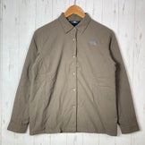 【Women's M Brown】 The North Face October Mid Shirt Active Fleece Softshell Nylon Wear Tops Outer Jacket Fleece z0005718