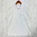 【Men's L ホワイト系】 Montbell ( モンベル ) ウイックロン ポロシャツ Wic Polo Shirt ポリエステル ウェア トップス インナー シャツ ショートスリーブシャツ 化繊 z00058789  化繊 ショートスリーブシャツ インナー-1