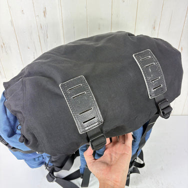 【Unisex OneSize ネイビー系】 Lamda（ラムダ） フラップ付カメラザック 4型 Camera Backpack Type 4 2気室 中折れタイプ ナイロン バッグ ストレージ バックパック 容量【30L～54L】 z00060623  容量【30L～54L】