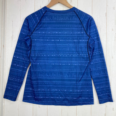 【Women's M ネイビー系】 Marmot ( マーモット ) ブレッシュニット エスニック ロングスリーブ クルー Bresh Knit Ethnic L/S Crew Climb Skin Air Cool 冷感 ストレッチ ポリエステル ウェア トップス イ