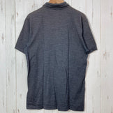 [Men's S Grey-based] Macpac Merino Wool Short Sleeve Polo - Merino Wool Wear Top Inner Shirt Short Sleeve Shirt Wool z00055465
