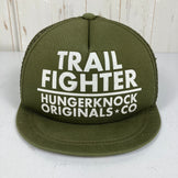 【OneSize グリーン系】 Hungerknock Originals ( ハンガーノック オリジナルス ) トレイルフィンガーキャップ Trail Fighter Cap コットン ウェア ウェア小物 ヘッドウェア キャップ z00057158  キャップ ヘ