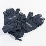 Montbell 女式均码黑色防风手套，尼龙，z00052696。