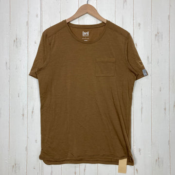 【Unisex M ブラウン系】 Atelier Blue Bottle ( アトリエブルーボトル ) ハイカーズ Tシャツ Hiker's T-shirts Sn Supernatural コラボ ウール ウェア トップス インナー シャツ ショートスリーブTシャツ