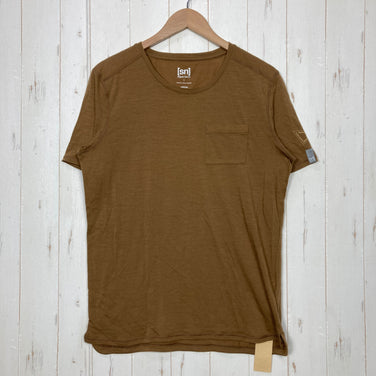 【Unisex M ブラウン系】 Atelier Blue Bottle ( アトリエブルーボトル ) ハイカーズ Tシャツ Hiker's T-shirts Sn Supernatural コラボ ウール ウェア トップス インナー シャツ ショートスリーブTシャツ