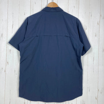 【Men's L ネイビー系】 Teton Bros ( ティートンブロス ) ジャーニー シャツ Journey Shirt ナイロン ウェア トップス インナー シャツ ショートスリーブシャツ 化繊 z00053739  化繊 ショートスリーブシャツ インナー - 0