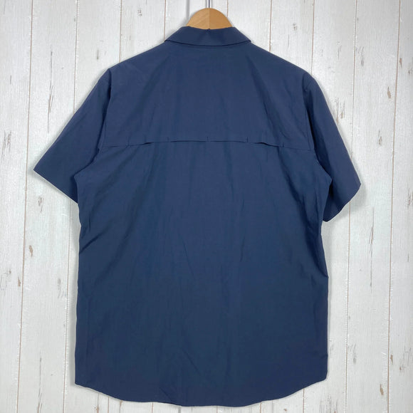 【Men's L ネイビー系】 Teton Bros ( ティートンブロス ) ジャーニー シャツ Journey Shirt ナイロン ウェア トップス インナー シャツ ショートスリーブシャツ 化繊 z00053739  化繊 ショートスリーブシャツ インナー