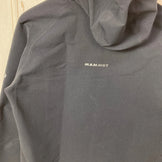 [Men's XS Black] Mammut Masao Softshell Jacket Nylon Wear Tops Outer Jacket Softshell z00058749 Softshell Outer Jacket Tops Wear