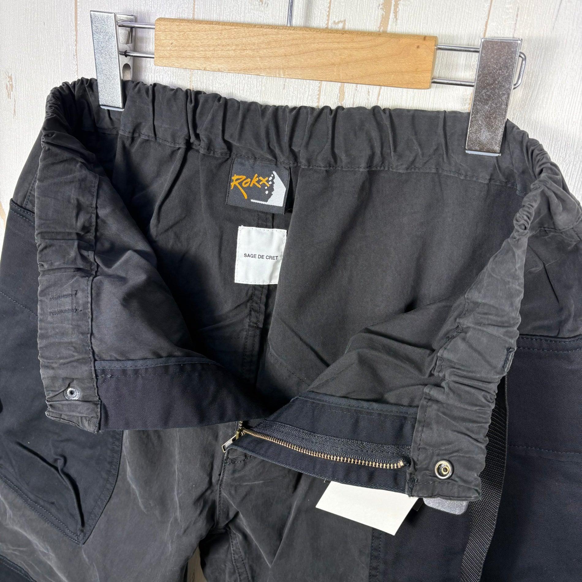 Men's M ブラック系】 Rokx ( ロックス ) クライミング カーゴ パンツ