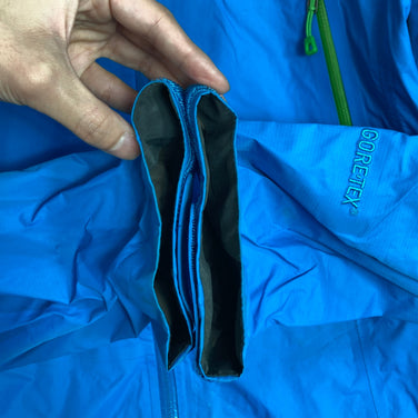 【Men's XS ブルー系】 2013 Patagonia ( パタゴニア ) スーパーセル ジャケット Super Cell Jacket LRM ナイロン ウェア トップス アウター ジャケット レインシェル z00055874 LRM レインシェル アウター