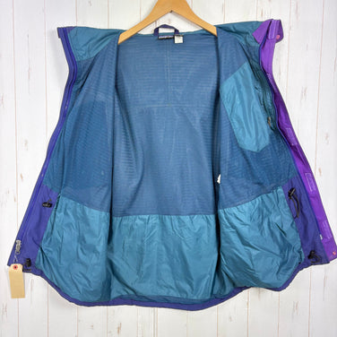【Unisex S ネイビー系】 1993 Patagonia ( パタゴニア ) ガイド シェル Guide Shell Blueberry / Bright Purple / Bluegrass ビンテージ オリジナル 入手困難 ナイロン ウェア トップス アウタ