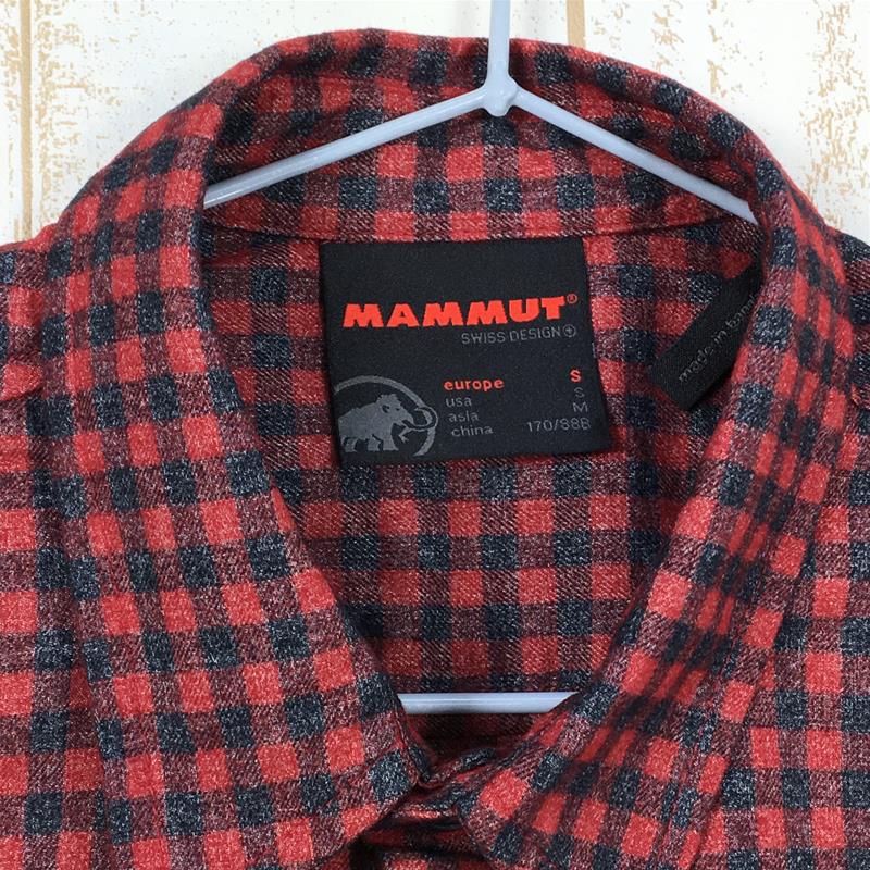 【Men's S レッド系】 Mammut ( マムート ) ウィンター ロングスリーブ シャツ Winter Longsleeve Shirt 1015-00520 Men's  化繊 ロングスリーブシャツ インナー シャツ トップス ウェア