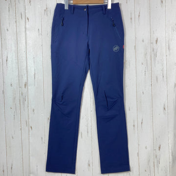 【Women's S ネイビー系】 Mammut ( マムート ) トレッカー 3.0 ソフトシェル パンツ アジアンフィット Trekkers 3.0 SO Pants AF ナイロン ウェア ボトムス ロングパンツ ソフトシェル z00057376  ソフトシェル