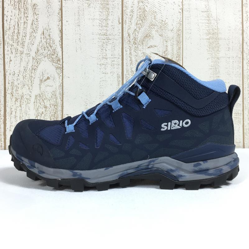 [Women's 23.0cm Navy] Sirio PF156-3 Women's Gore-Tex Light Trekking Shoes Speed ​​Hike Fast Hike PF156-3 Women's IND Indigo Hiking Shoes Footwear