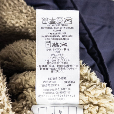 男式小号紫色 2013 Patagonia Isthmus Parka GNY 尼龙羊毛夹克（z00052849）