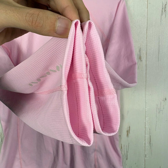 【Women's XS ピンク系】 Haglofs ( ホグロフス ) リム テンポ トレイル ハーフジップ L.I.M Tempo Trail Halfzip ポリエステル ウェア トップス インナー シャツ ロングスリーブシャツ 化繊 z00055664  化繊 ロ
