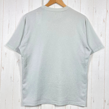 Montbell Wickron ZEO T Men's Size L Ivory - Polyester Short Sleeve Crew Neck T-Shirt, Synthetic Fiber, Short Sleeve T-Shirt, Crew Neck, Synthetic Fiber, z00053625