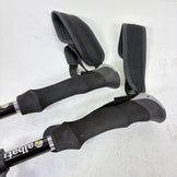 【125cm ブラック系】 Albatre（アルバートル） カムロック トレッキングポール アルミ ポール ストック トレッキングポール z00059585  トレッキングポール ポール ストック