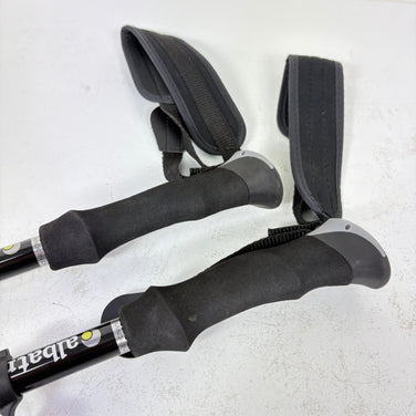 【125cm ブラック系】 Albatre（アルバートル） カムロック トレッキングポール アルミ ポール ストック トレッキングポール z00059585  トレッキングポール ポール ストック
