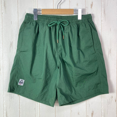 Chums Plunge Divers 男式 L 码绿色涤纶棉短裤 (z00053168)