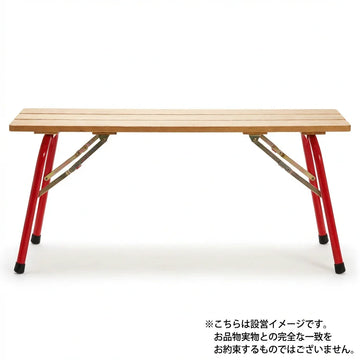 【OneSize レッド系】 Castelmerlino ( カステルメルリーノ ) フォールディングウッドベンチ Folding Wood Bench 20055 005 レッド z00056833 005 レッド  キャンピングファニチャー キャンピングギア