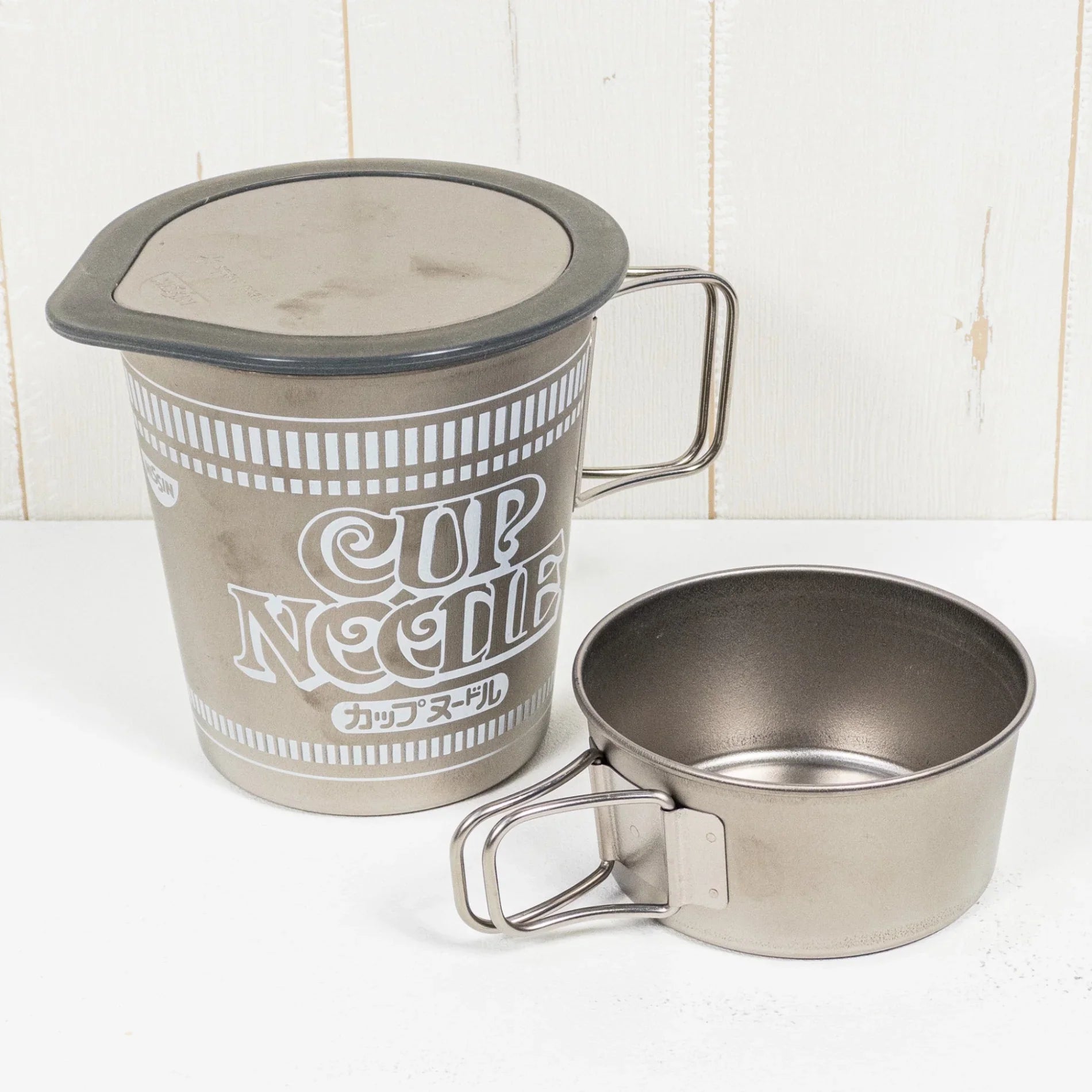 【OneSize グレー系】 Snowpeak ( スノーピーク ) カップ ヌードル クッカー Cup Noodle Cooker 生産終了モデル 入手困難 日清食品コラボ チタン クックウェア クッカー コッフェル z00052755 クッカー コッフェル - 【公式】2ndGEAR（セカンドギア）Webショップ【登山用品・アウトドア用品専門 買取販売店】