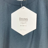 【Unisex XL ブラック系】 Bring ( ブリング ) ドライコットニー ベーシック ティーシャツ DryCottony Basic T‑shirt ポリエステル ウェア トップス インナー シャツ ショートスリーブTシャツ クルーネック 化繊 z000547