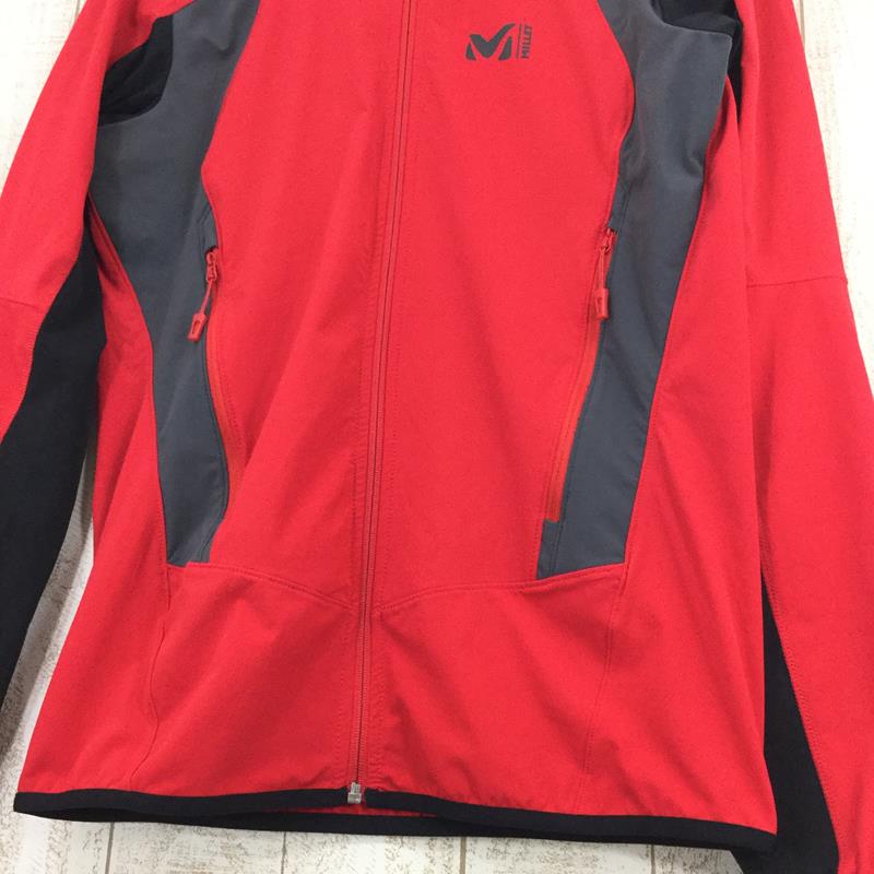 【Men's M レッド系】 Millet ( ミレー ) ロック Xcs ジャケット Roc Xcs Jacket MIV7404 International Men's  ソフトシェル アウター ジャケット トップス ウェア