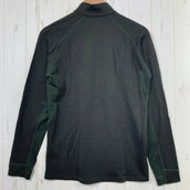 【Men's M グリーン系】 Montbell ( モンベル ) メリノウールプラス アクション ジップネック Merino Wool Plus Action Zip Neck メリノウール ウェア トップス インナー シャツ ロングスリーブシャツ 化繊 z000