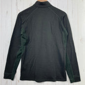【Men's M グリーン系】 Montbell ( モンベル ) メリノウールプラス アクション ジップネック Merino Wool Plus Action Zip Neck メリノウール ウェア トップス インナー シャツ ロングスリーブシャツ 化繊 z000