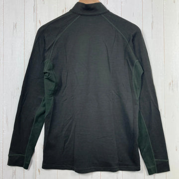 【Men's M グリーン系】 Montbell ( モンベル ) メリノウールプラス アクション ジップネック Merino Wool Plus Action Zip Neck メリノウール ウェア トップス インナー シャツ ロングスリーブシャツ 化繊 z000 - 0