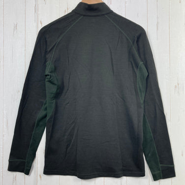 【Men's M グリーン系】 Montbell ( モンベル ) メリノウールプラス アクション ジップネック Merino Wool Plus Action Zip Neck メリノウール ウェア トップス インナー シャツ ロングスリーブシャツ 化繊 z000