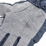 Montbell 女式均码黑色防风手套，尼龙，z00052696。