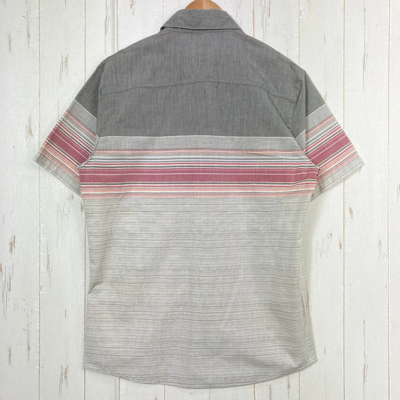 【Men's S グレー系】 Millet ( ミレー ) タメル ショートスリーブ シャツ Tamel Short Sleeve Shirt Castel Rock ポリエステル ウェア トップス インナー シャツ ショートスリーブシャツ コットン z00055