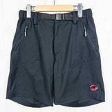 男士小号黑色 Mammut Trekkers 短裤，涤纶软壳短裤（z00053228）。