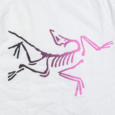 Arcteryx 男式 Crag 棉质标志短袖 T 恤（白色 Light/Soul）- 小码（白色）- 棉质，短袖圆领，合成面料（z00053081）