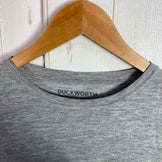 Duckworth Vapor Tee, Women's Medium, Gray. Merino wool top, innerwear, short-sleeved crew neck T-shirt, z00053837.