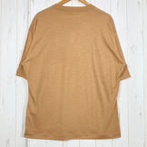 【Unisex 4 イエロー系】 迷迭香 ( マンネンロウ ) アクシオウールハイカーティー AXIO Wool Hiker Tee MCS-2C YLW z00058300 YLW ウール ショートスリーブTシャツ クルーネック インナー シャツ トップス ウェア